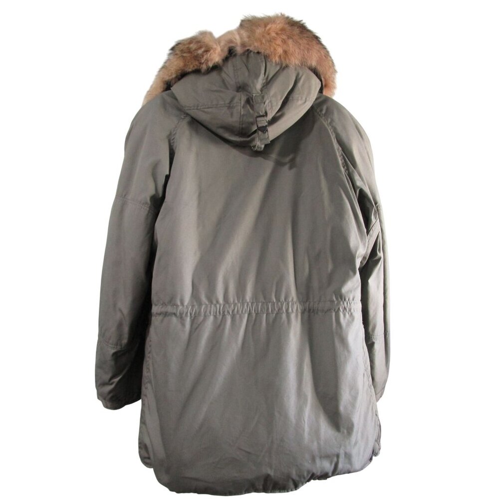 Vintage USAF Extreme Cold Weather Flying Jacket N-3BFur Lined Snorkel Hood GUC X - Picture 4 of 16